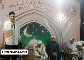 Lurah Plt Kalianyar Fimansyah Hadiri Acara Isra Mi’raj