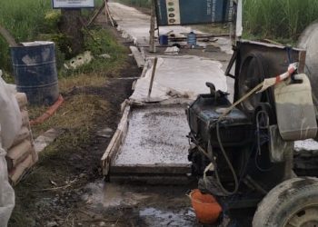 Pembangunan Rabat Beton di Desa Sumbersuko Anggaran Dana Desa, Terkait Volume Sudah Sesuai Spek