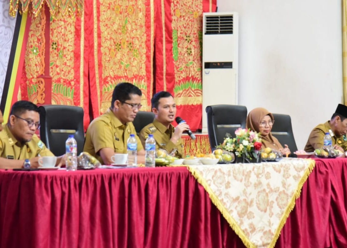 Gelar Rakor Perdana Lintas Perangkat Daerah, Wabup Rahmat Hidayat Tetap Optimis di Tengah Isu Efisiensi