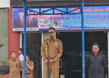 Wabup Pessel Risnaldi Ibrahim Kutip Pramoedya Ananta Toer di Apel Perdana: Jadilah Bagian dari Sejarah