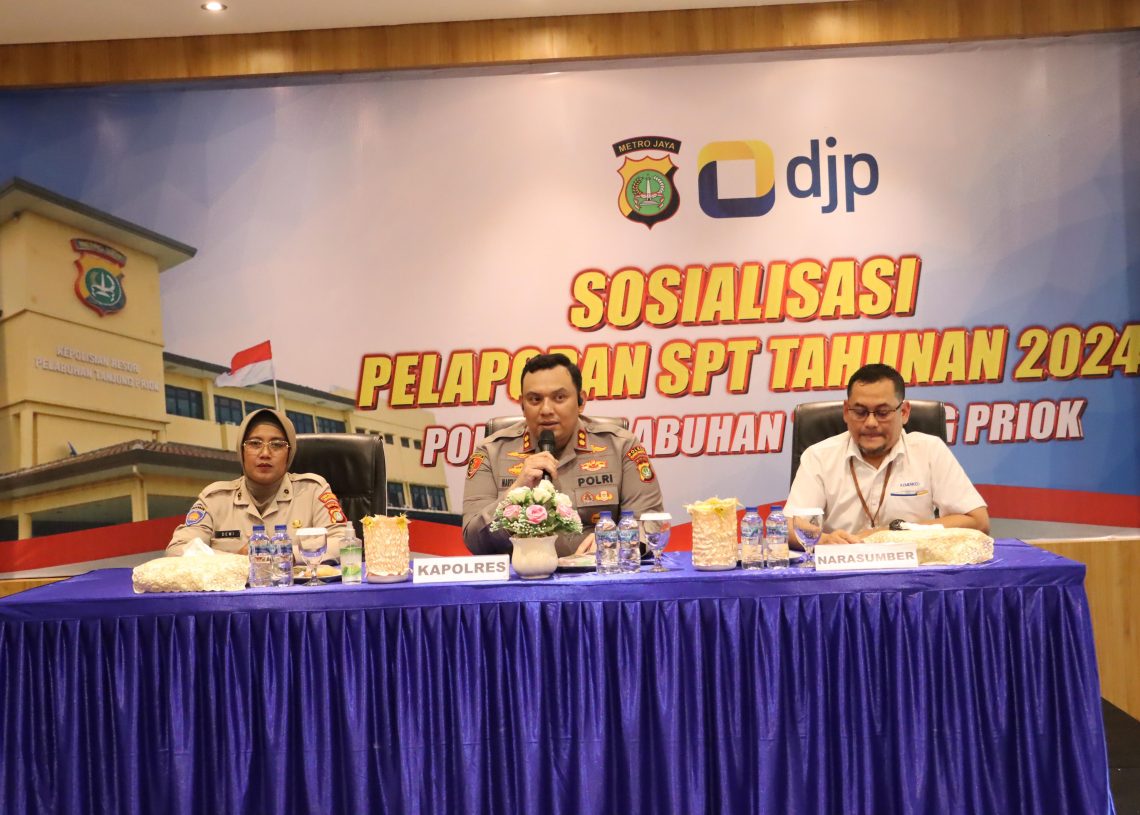 Polisi Baik Taat Pajak, KPP Tanjung Priok Gelar Sosialisasi SPT Tahunan