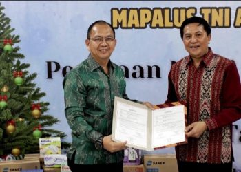 K3 Mapalus TNI AU Natal Kunci Taon 2024: Kebersamaan Keluarga Kawanua di Perantauan