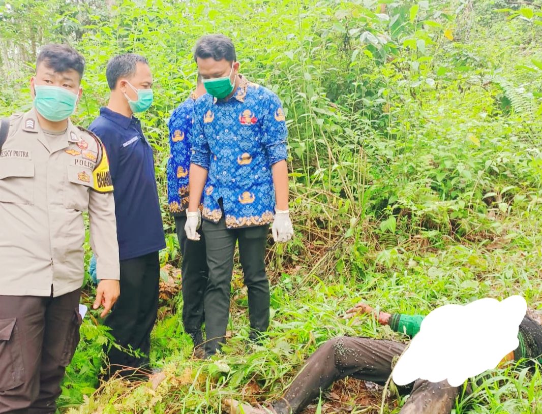 Sesosok Mayat Pria Tak Bernyawa Ditemukan di Kebun Karet Milik Warga Oku Selatan