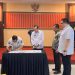 DPRD Kabupaten Dharmasraya Bersama Kanwil Kemenkum Sumbar Tandatangani Perjanjian Kerja Sama
