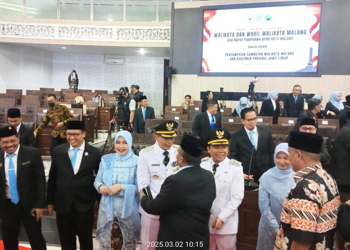 Paripurna DPRD Kota Malang Agendakan Serah Terima Jabatan Walikota dan Wakil Walikota Periode 2025-2030