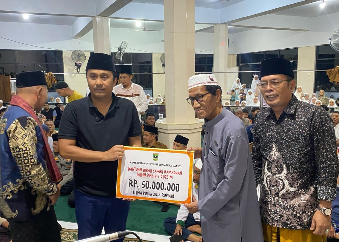 Safari Ramadan Wagub Sumbar di Suliki Bukti Perhatian Pemerintah pada Infrastruktur Keagamaan