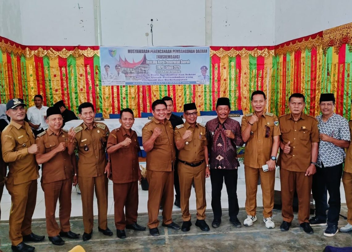 Wabup Risnaldi Hadiri Musrenbang di Dua Kecamatan