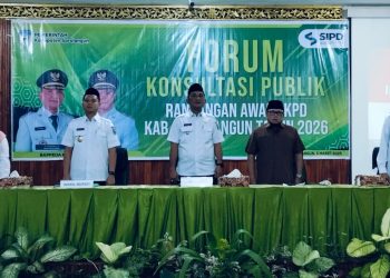 Bupati Sarolangun Resmi Buka Forum Konsultasi Publik, Fokus Rancangan Awal RKPD Tahun 2026