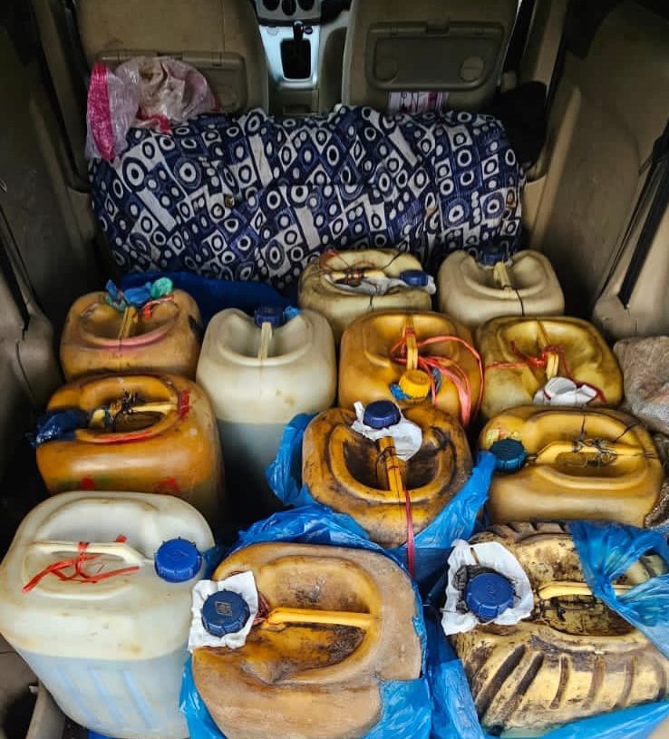 12 Jerigen BBM Subsidi Jenis Pertalite Diamankan Polres Solok Selatan