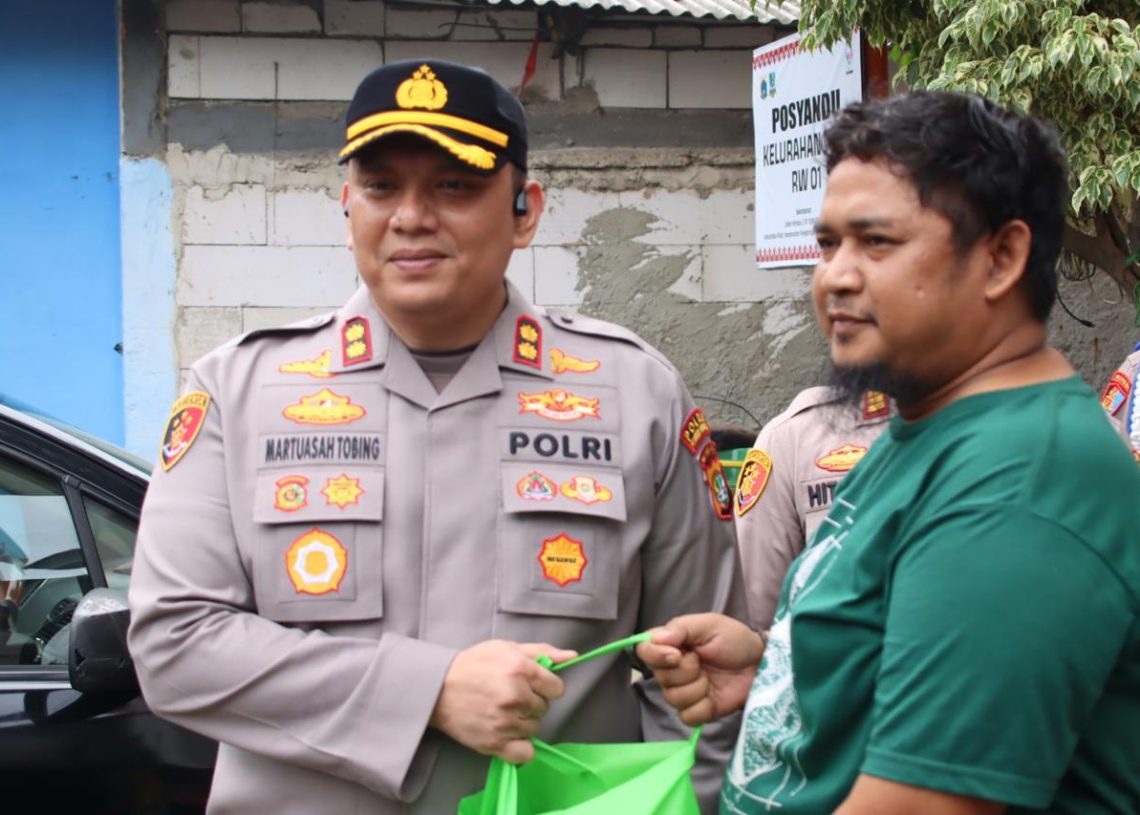 Polres Pelabuhan Tanjung Priok Laksanakan Baksos Ramadhan Berbagi
