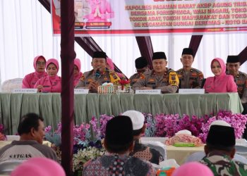 Kapolres Pasaman Barat Gelar Silaturahmi dan Tatap Muka di Mako Polsek Sungai Beremas