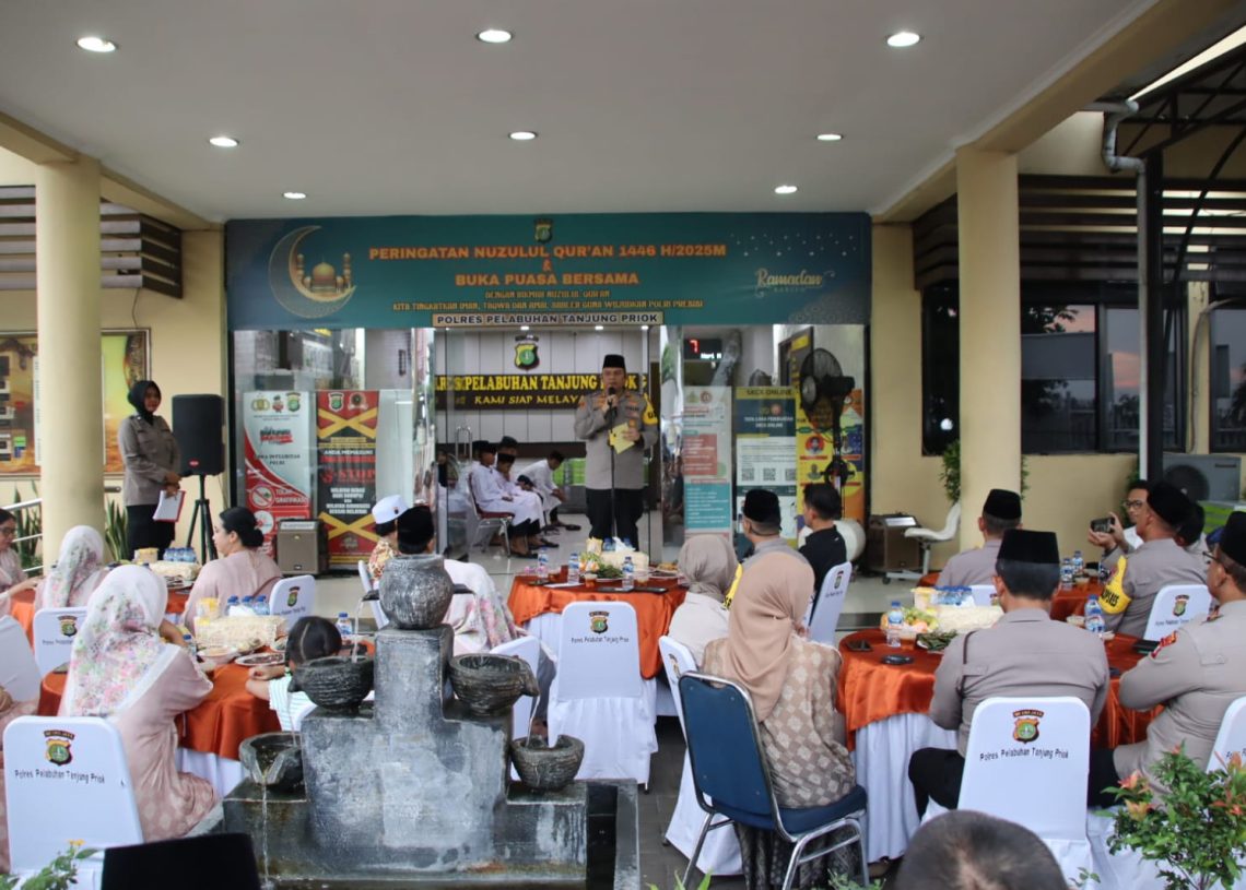 Nuzulul Quran, Polres Pelabuhan Tanjung Priok Santuni Anak Yatim Piatu dan Himbauan Kamtibmas
