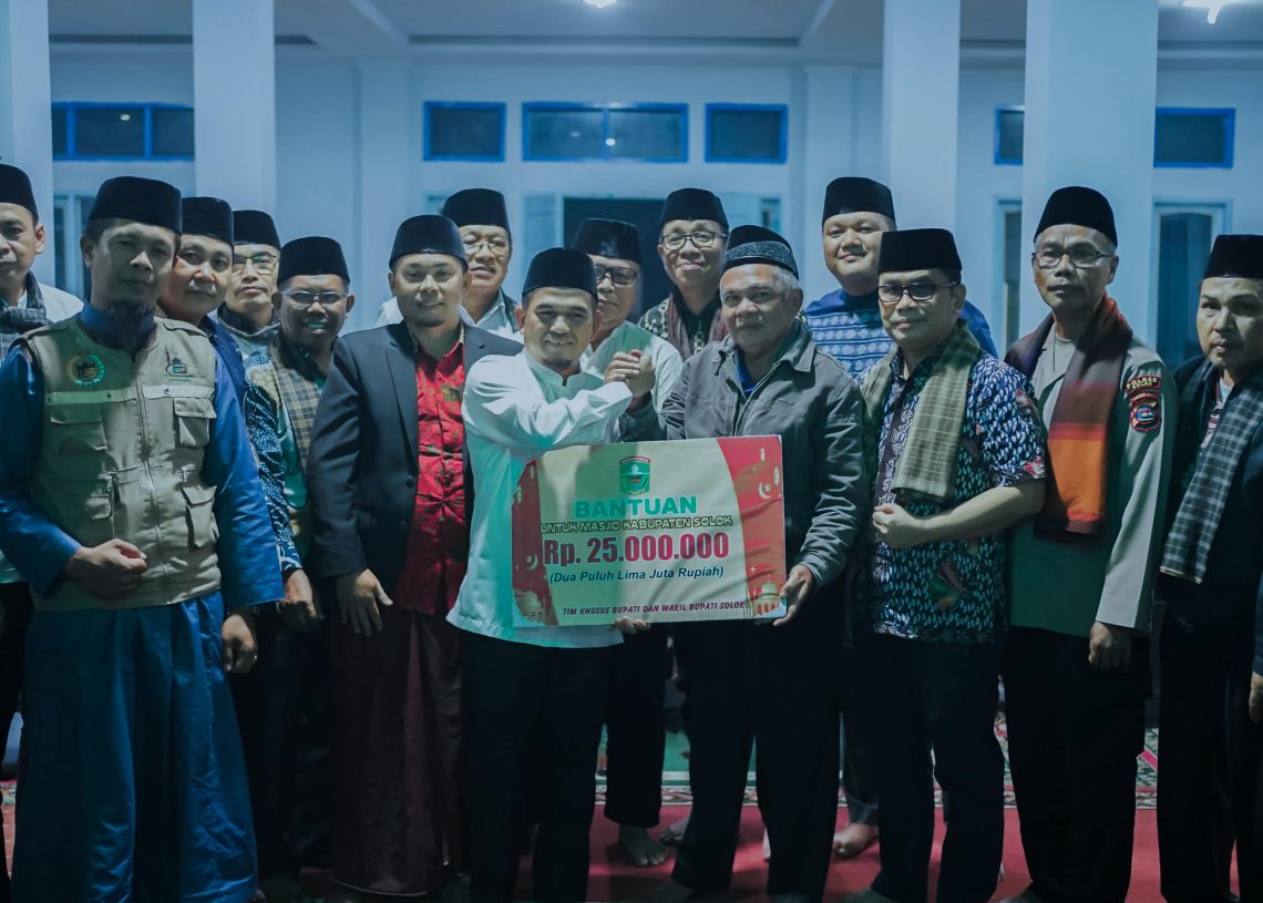 TSR Pimpinan Wabup Candra Kunjungi Masjid Babussalam Ulu Lolo