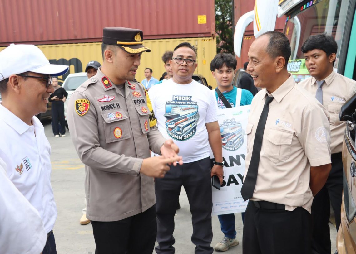 Polres Pelabuhan Tanjung Priok Lakukan Skema Pengamanan Pemberangkatan Mudik Gratis 2025, Mudik Aman Keluarga Nyaman