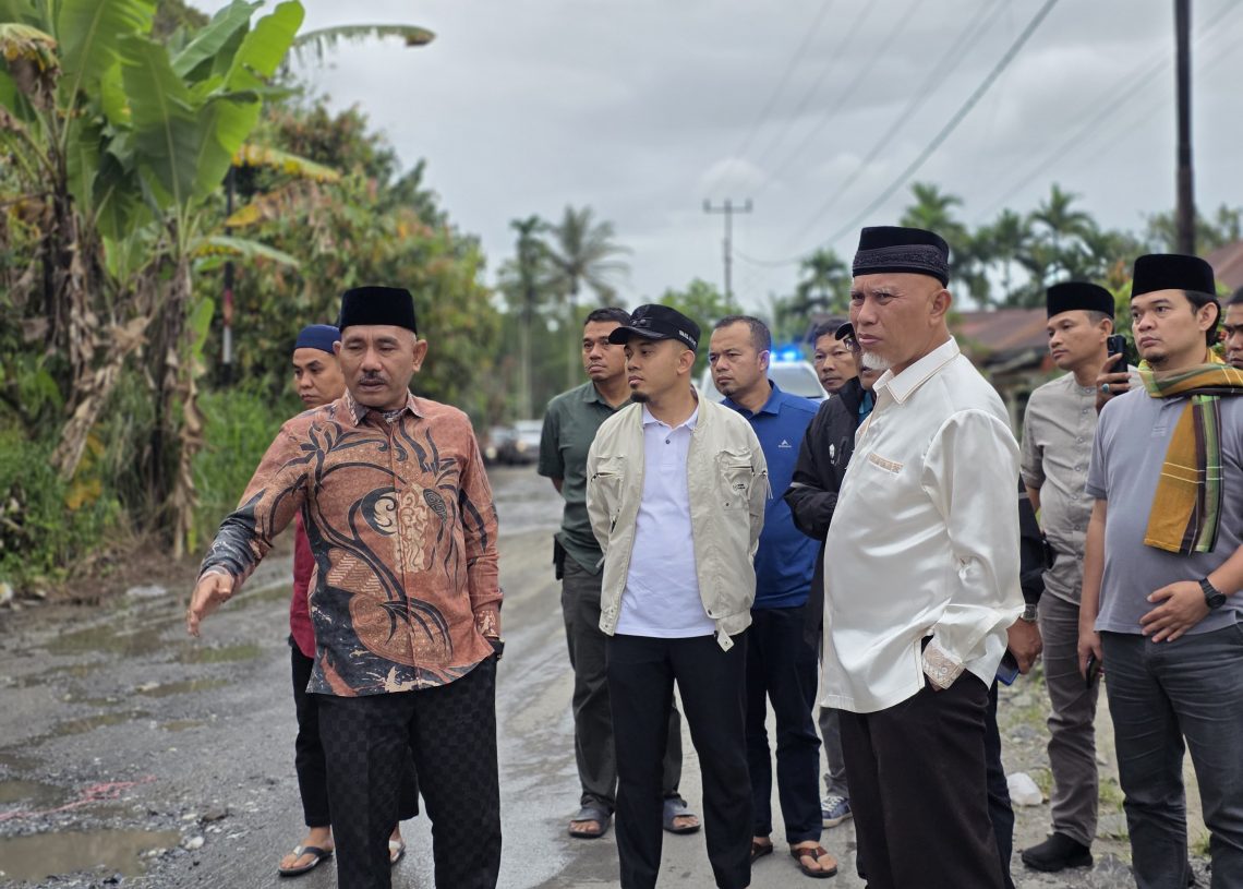 Gubernur Pastikan Usai Lebaran Ruas Jalan Batas Payakumbuh-Sitangkai akan Dirigid Beton