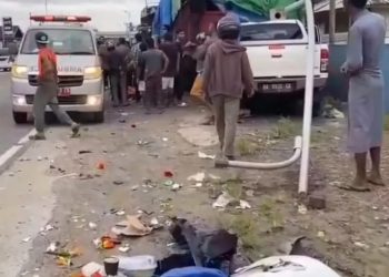 Pinjam Mobil Dinas Pemda, Mantan BPKPAD Pessel Tabrak Pemudik, Satu Tewas