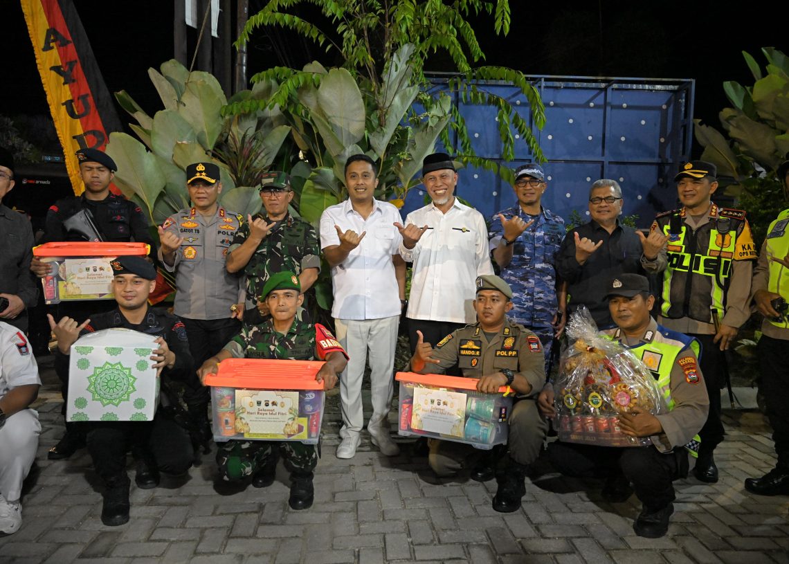 Terus Bersinergi dengan Forkopimda, Gubernur dan Wagub Sumbar Tinjau Sejumlah Titik Pos PAM Lebaran