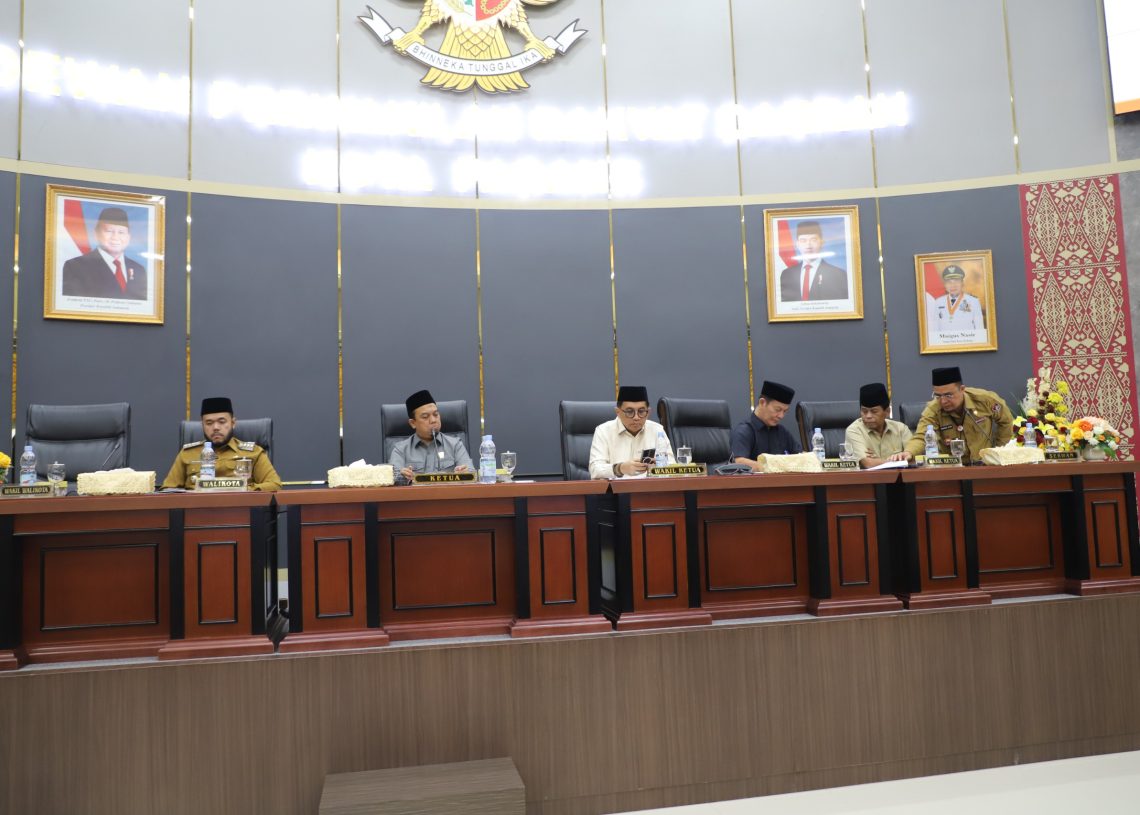 DPRD Padang Gelar Rapat Paripurna, Bahas Tiga Ranperda Strategis untuk Penguatan Tata Kelola Daerah