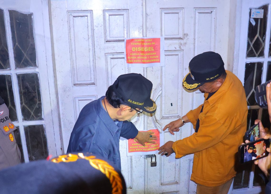 Pemko Payakumbuh Bersama Jajaran Forkopimda Gelar Razia Pekat