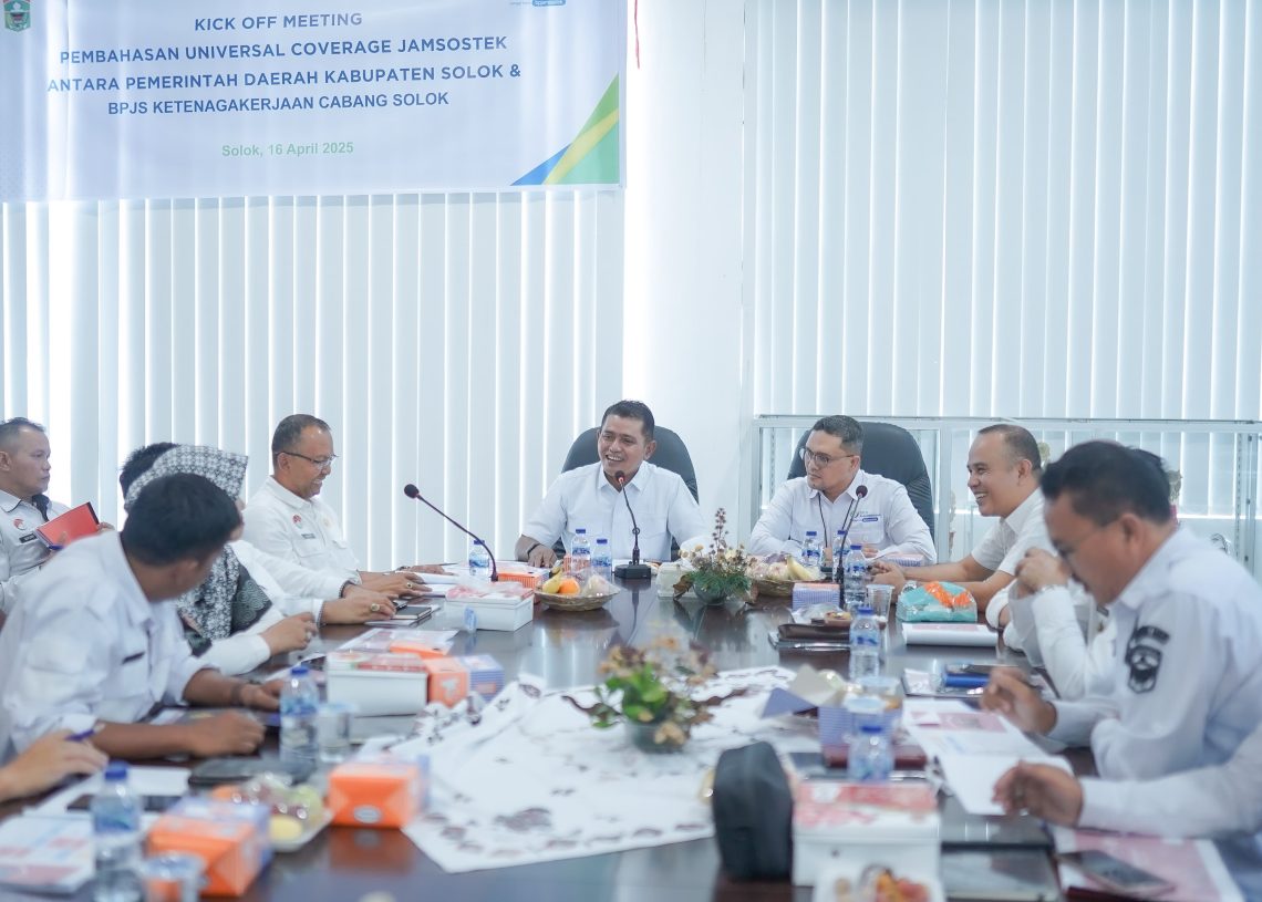 Bupati Solok Ikuti Kick Off Meeting Bersama BPJS Ketenagakerjaan