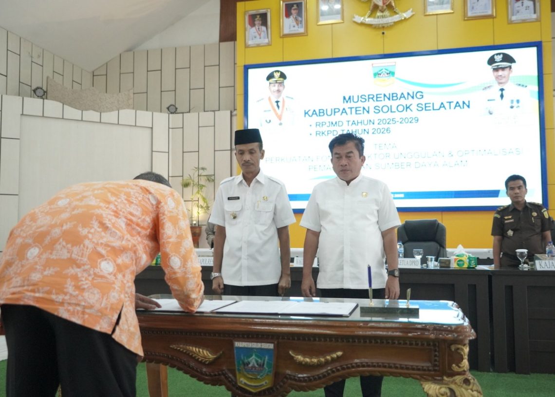 Pemkab Solok Selatan Gelar Musrenbang RPJMD 2025-2029