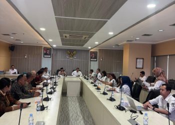 Komitmen Dukung Program Percepatan Swasembada Pangan, Bupati Lambar Kunjungi Kementan