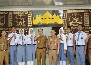 Lepas 6 Orang Calon Paskibraka Tingkat Propinsi dan Nasional, Parosil Janjikan Reward