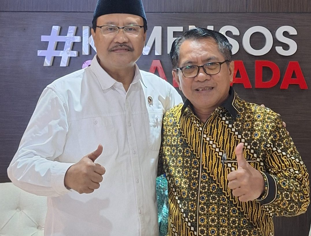 Dukung Program Pembangunan Sekolah Rakyat, Bupati John Kenedy Azis Temui Menteri Sosial