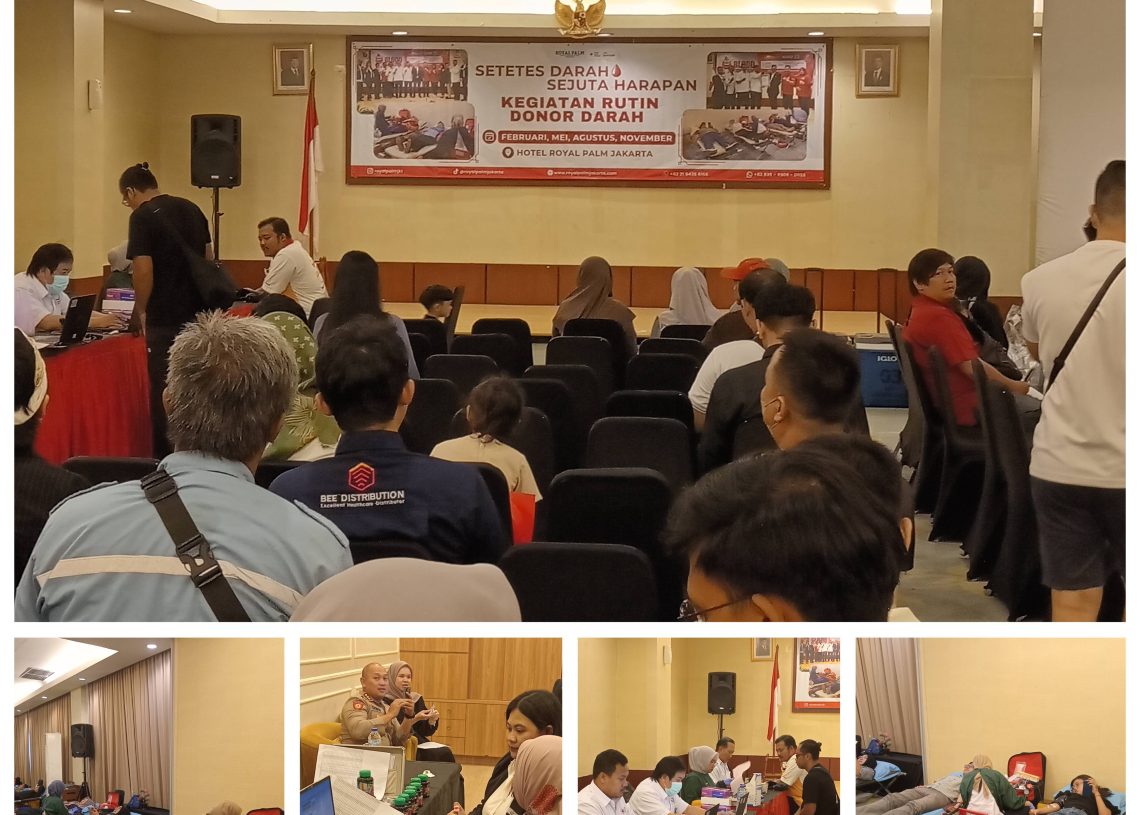 Royal Palm Cengkareng Gelar Aksi Donor Darah Bersama PMI di Hari Palang Merah Internasional