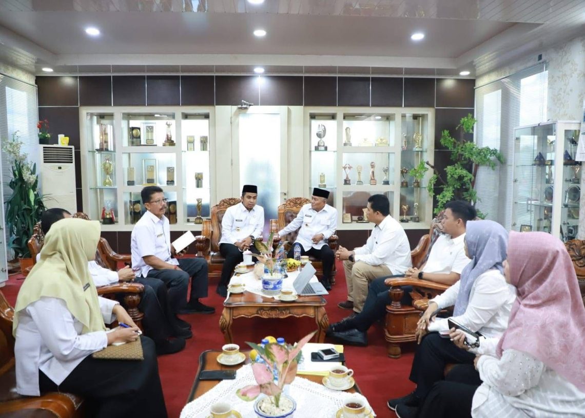 Wako dan Wawako Solok Terima Kunjungan Kepala Kantor Pertanahan Kota Solok