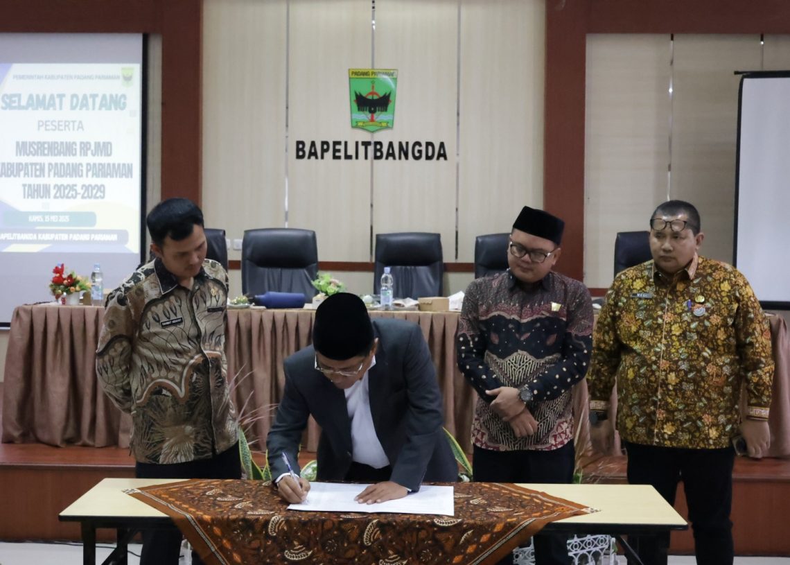 Musrenbang RPJMD 2025–2029, Padang Pariaman Siapkan Langkah Strategis