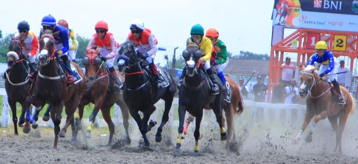 Kuda My Dream dan Syam Wakas Mutiara Hitam Stable Sawahlunto di Gelanggang Tegal Waton