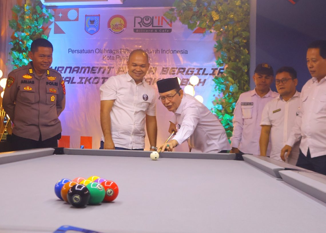 Turnamen Billiard Piala Bergilir Walikota Payakumbuh Seri 1 Resmi Dibuka