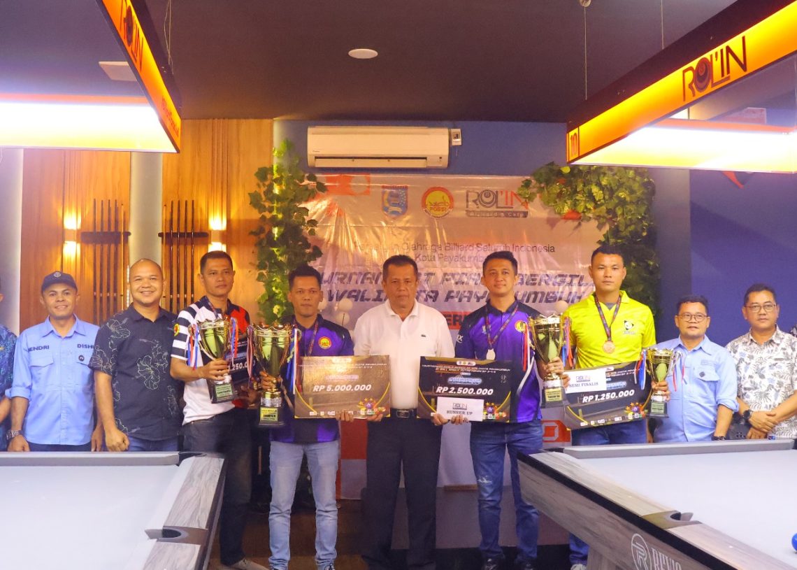 Kevin dan Indra Putra Raih Kemenangan di Turnamen Biliar Piala Bergilir Wako Payakumbuh