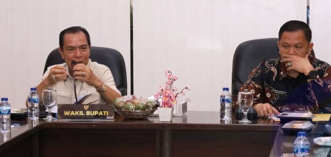 Perkuat Sinergi Penanggulangan Bencana, Wabup Misnadi Pimpin Rakor Tim Multihelix