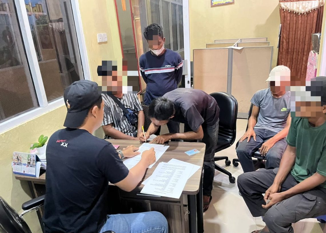 Lima Pelaku Pungli Bermodus Fogging Diamankan Satreskrim Polres Dharmasraya