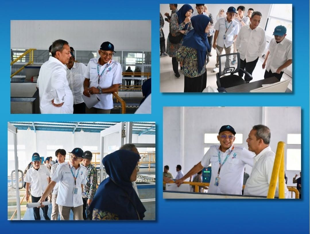 Perkuat Layanan Air Bersih, Dirjen Cipta Karya Tinjau IPA Palukahan dan Taban di Padang