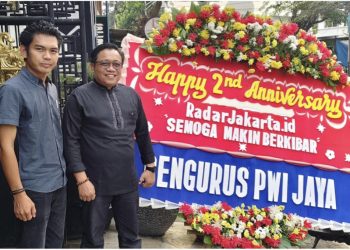 Ketua LSM Pemerhati Penegakan Hukum & Keadilan Hadiri Milad Ke-2 Media Radar Jakarta