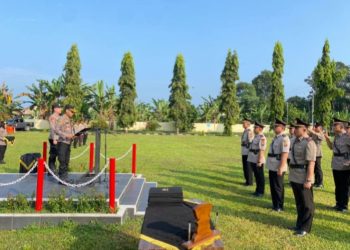 Mutasi di Polres Oku Selatan Bergulir, Kapolres Pimpin Langsung Sertijab