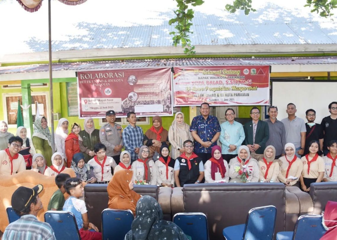 Yota Balad Resmikan Pengabdian Masyarakat HET FK Unand di Desa Sikapak Barat