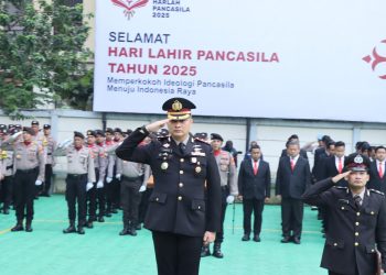Peringati Hari Lahir Pancasila, Wakapolres Jakarta Barat Pimpin Upacara : Pancasila adalah Jiwa Bangsa