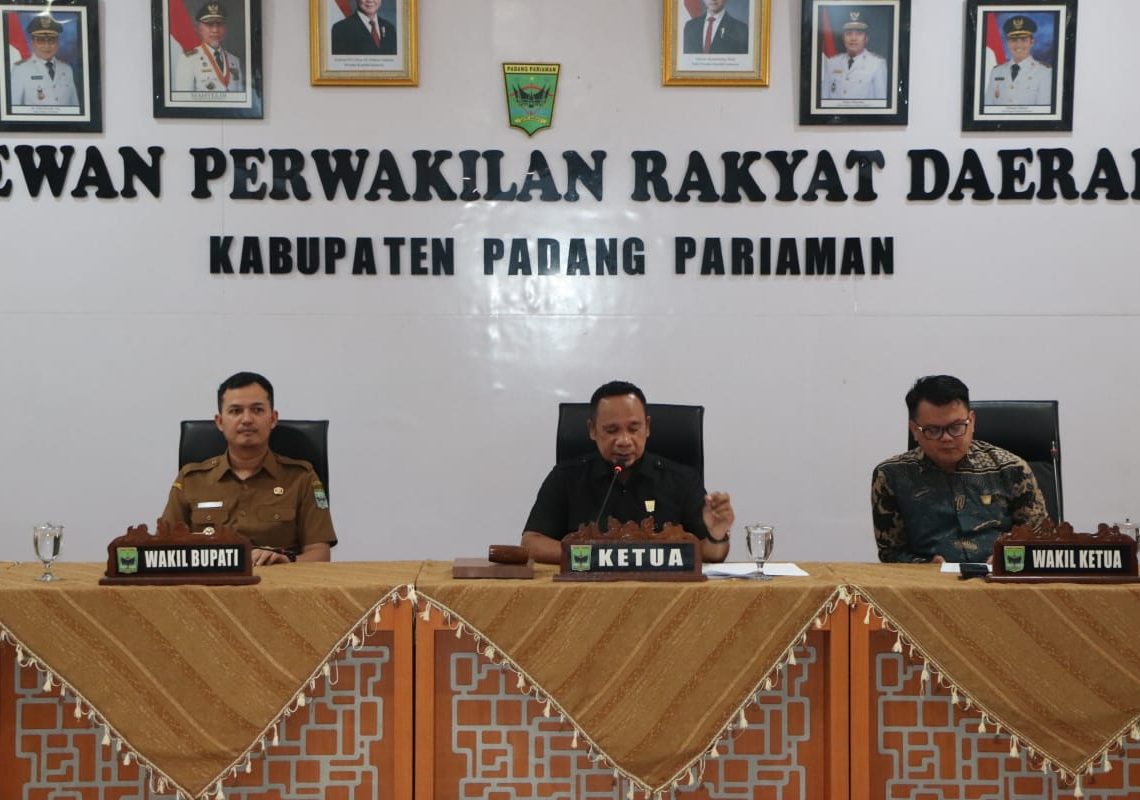 Wakil Bupati Rahmat Hidayat Sampaikan Nota Penjelasan Pertanggungjawaban APBD 2024