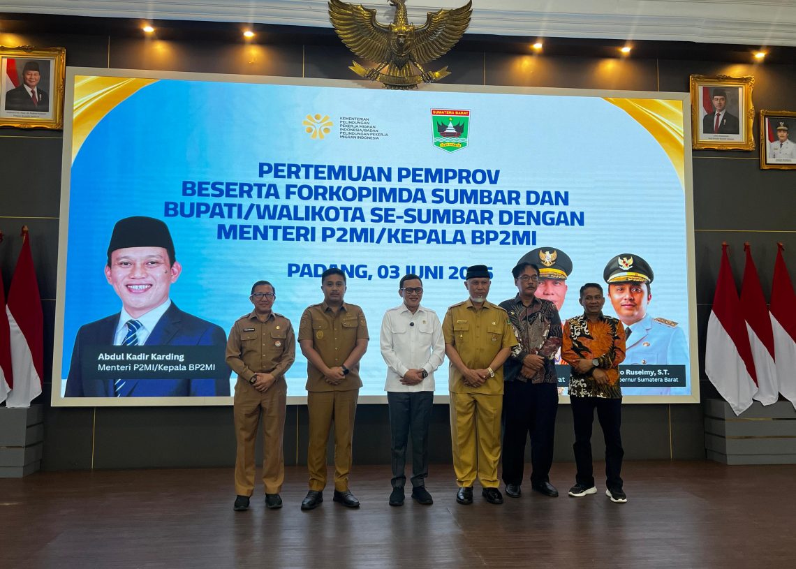 Kunjungan ke Pemprov Sumbar, Menteri P2MI Berharap Angkatan Kerja Lebih Maksimalkan Peluang Bekerja di Luar Negeri