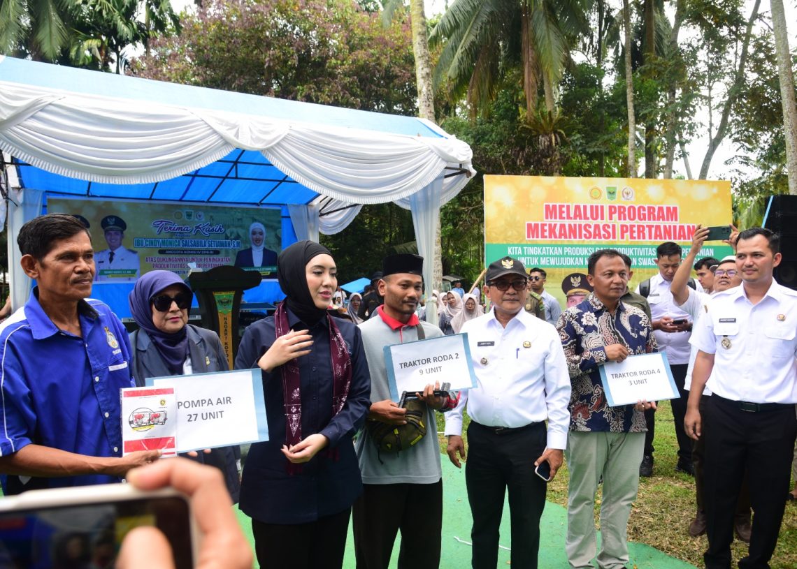 Dukung Pembangunan Sektor Pertanian, Bupati JKA Apresiasi Anggota DPR RI Cindy Monica