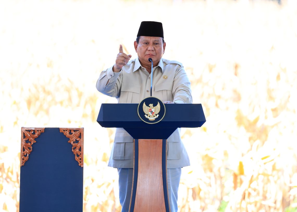 Presiden Prabowo Senang Panen Raya Jagung Inisiasi Polri Berhasil