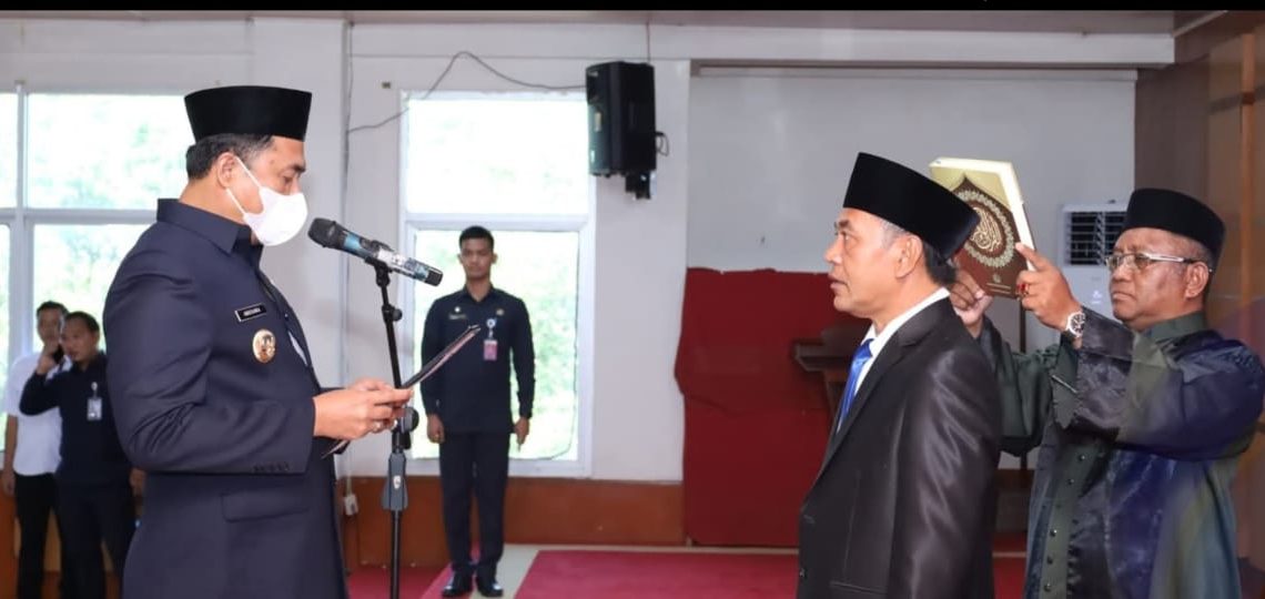 Bupati OKU Selatan Lantik Direktur PDAM Tirta Saka Selabung Periode Tahun 2025-2029