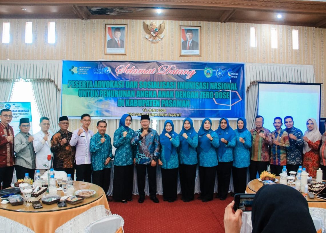 TP. PKK Pasaman Sosialisasikan Dampak “Zero Dose”, Ny. Lusi Welly Ajak Masyarakat Berikan Imunisasi Pada Anak