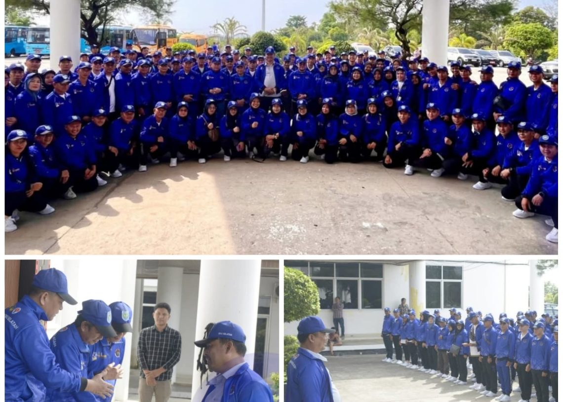 Bupati Abusama Lepas Kontingen Porprov Korpri OKU Selatan, Bakar Semangat Peserta Jadi yang Terbaik