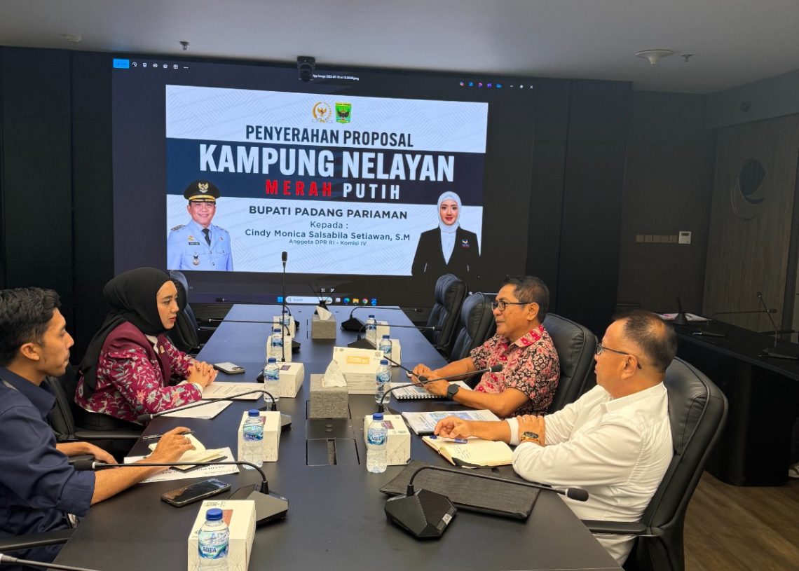 Bupati JKA Temui Anggota DPR RI Cindy Monica, Bahas Usulan Kampung Nelayan Merah Putih