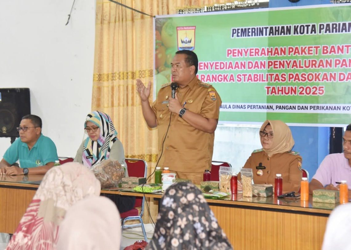 Yota Balad Serahkan Bantuan Paket Bibit Penyediaan dan Penyaluran Pangan Pokok kepada 12 KWT